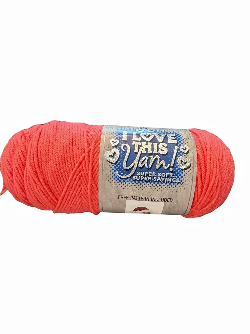 I Love This Yarn! Tropical Pink #354 New Acrylic Colorful 355 Yards 2010